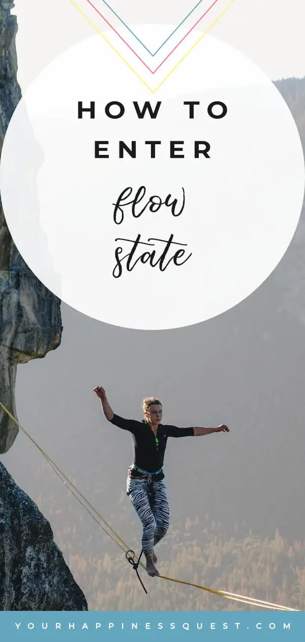 Flow state and how to enter it. Flow states help us increase focus, productivity and creativity. But how do we enter this magical transformational mindset? Most people rarely experience flow state but there are things you can do to enhance the channes of entering it. Read on to learn all about flow states and how to entr them. #flowstate #flow #productivity #time #timemanagement #mindset #positivemindset #lifehacks #motivation #exercisemotivation #exercise #enhanceproductivity #biohack Photo By leo Mclaren
