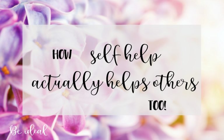 How Self Help Actually Helps Others