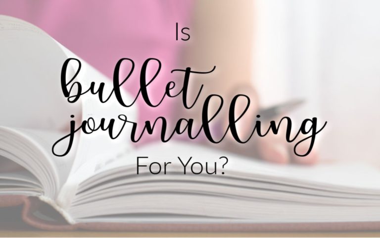 Is Bullet Journalling For You?