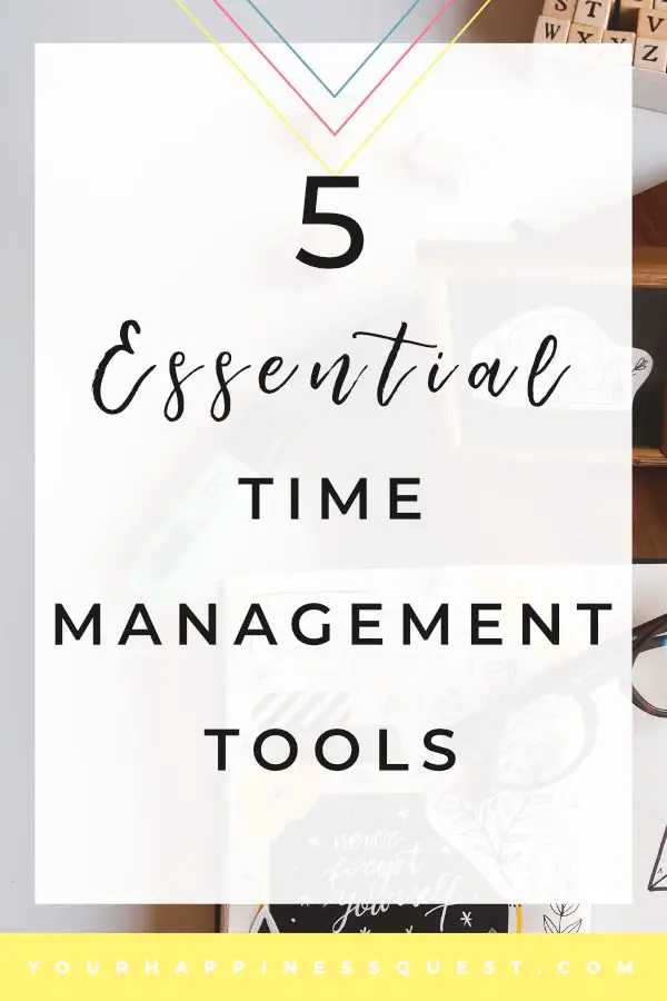 5 essential time management tools. Improve your productivity with these time management tools. #motivation #productivity #time # management #entrepreneurial #improveyourself Photo by Estee Janssens